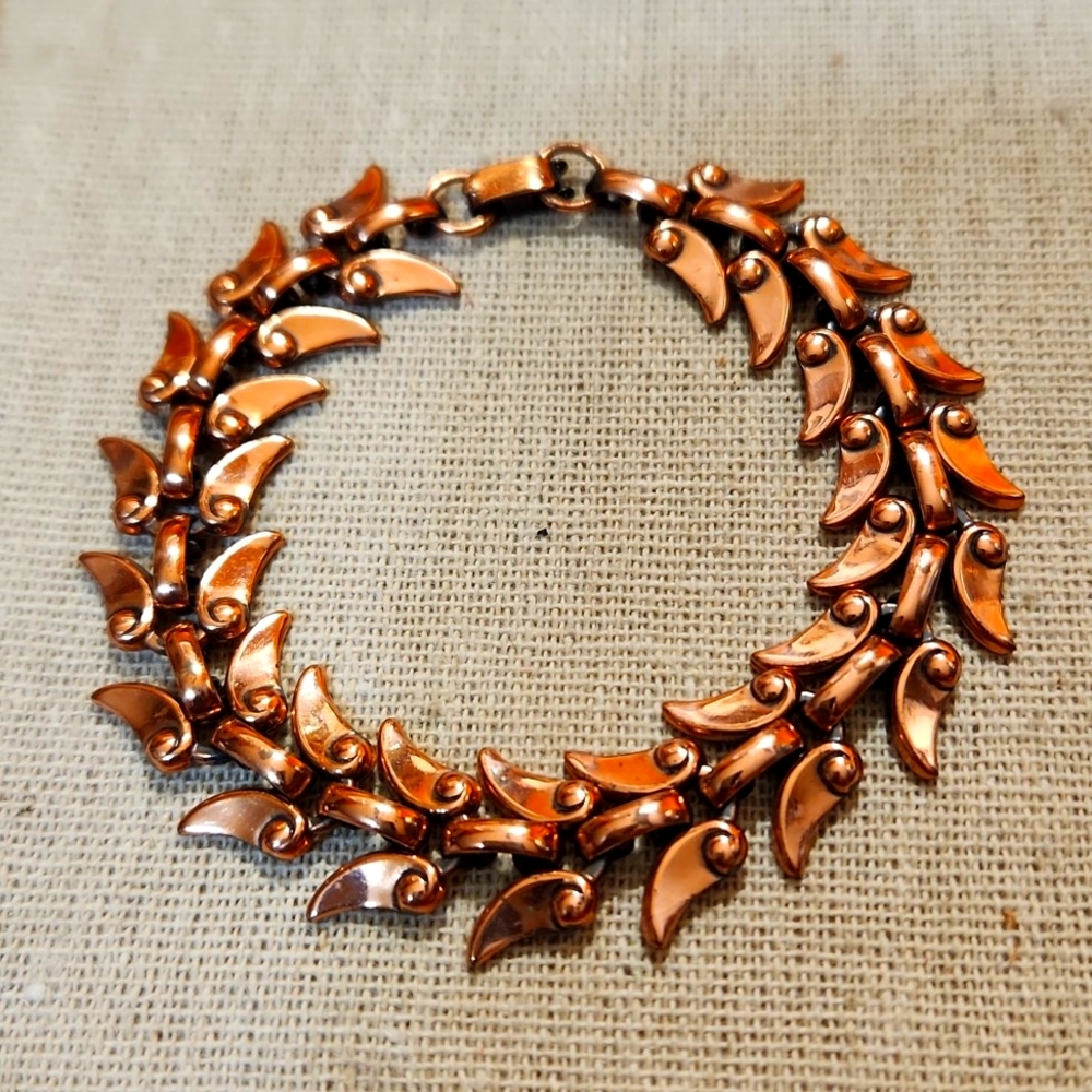 Signed Renoir Copper Bracelet